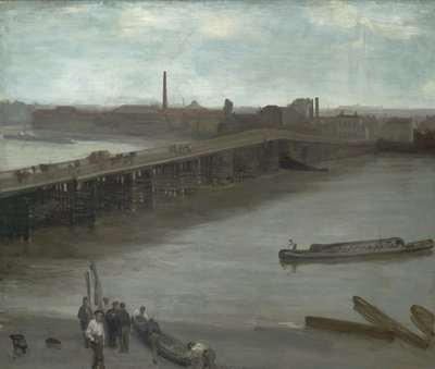 Brown and Silver: Old Battersea Bridge, 1859-1863 by James Abbott McNeill Whistler